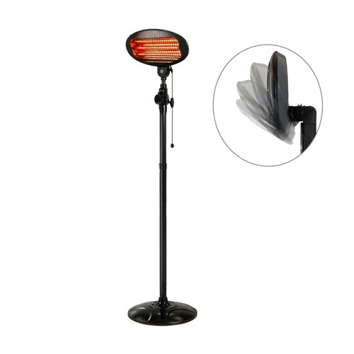 Black 2000w electric patio - electric,