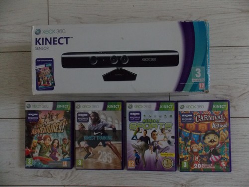 Boxed xbox 360 kinect sensor - -,