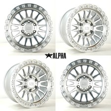4 x 17" alloys fits 19 on Mitsubishi L200 ALPHA OFFROAD COMBAT 6x139.7 ET0