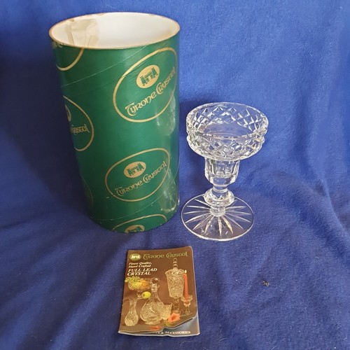 Tyrone crystal candlestick - candlestick, in