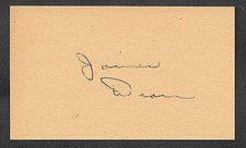 James Dean Autograph Reprint
