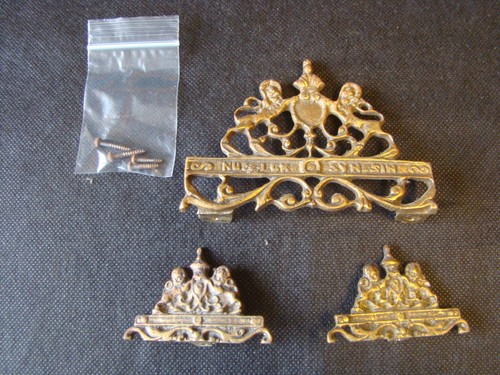 Salvaged brass ormolu - 3,