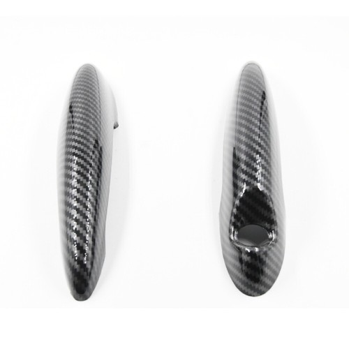 Black carbon fiber door - black,