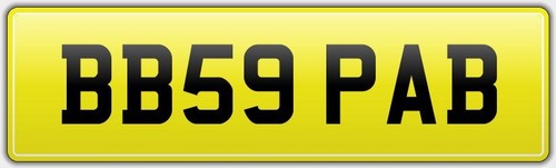 Bb59 pab private car - bb59, reg