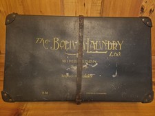 Vintage Laundry Trunk Storage