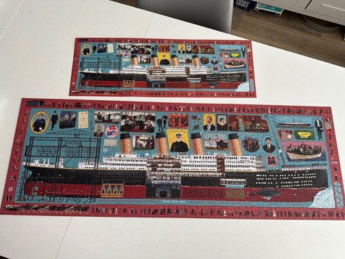 Titanic jigsaw 1000 pieces - titanic,