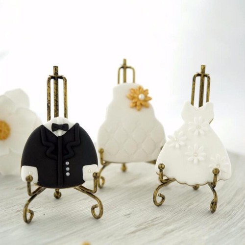 Mini iron stand cookie holder - mini,