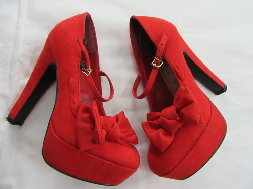 New look size red - -size, faux