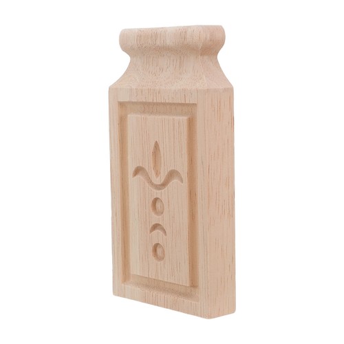 Roman column base carved wood - ,