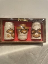 Vintage Retro 1970's Royal Worcester Palissy Kalabar Salt and Pepper Shakers Set