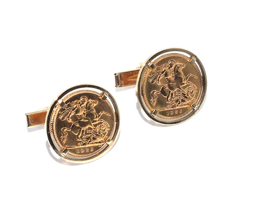 Gents pair 22ct gold 1925 - of,