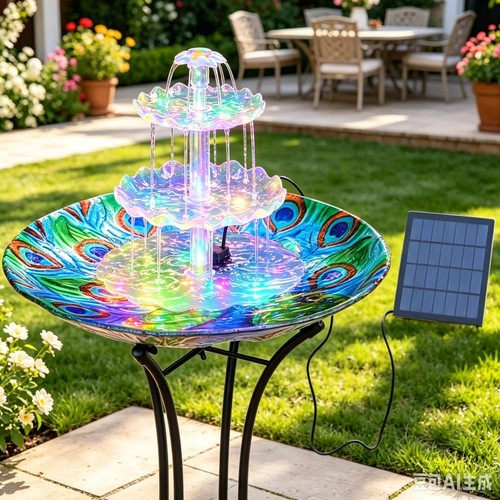 Upgrade solar bird bath - upgrade,