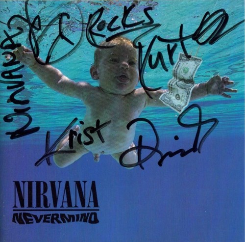 Signed nevermind advert kurt - 'nevermind',