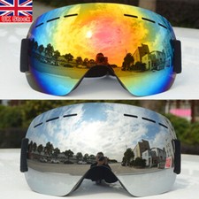 Ski Snowboard Goggles Winter Sports Windproof Dustproof Protective Glasses UV400
