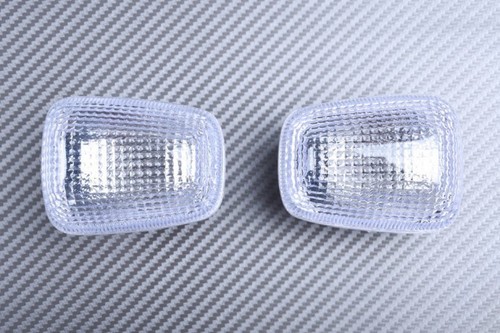 Pair white clear rear turn - clear,