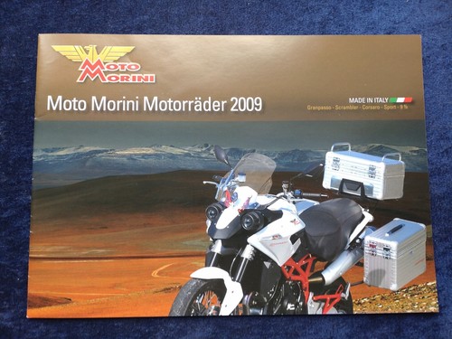 Moto morini brochure 2009 - brochure,
