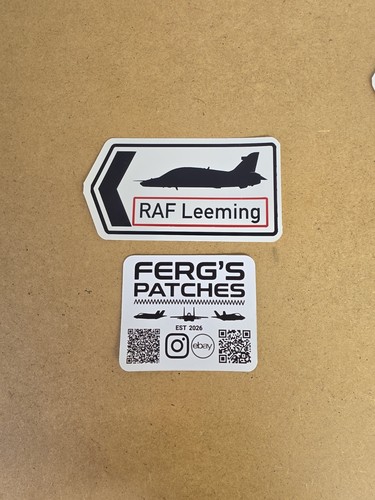 Aviation sticker raf leeming - aviation,
