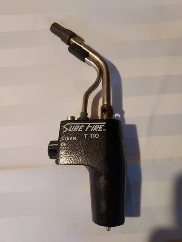 Propane torch sure - sure, fire