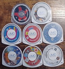 Job Lot 6 x Sony PSP Games & 2 x UMD's -No Case Or Manual