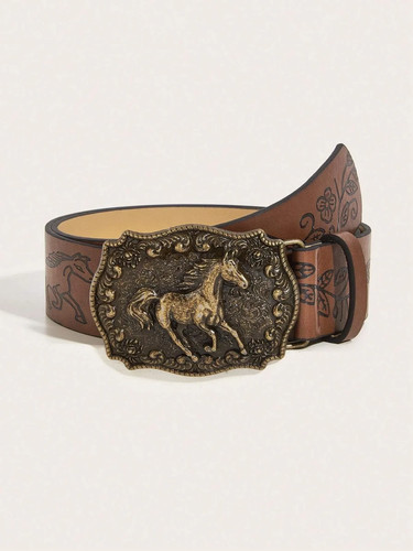Unisex buckle embossed - buckle,