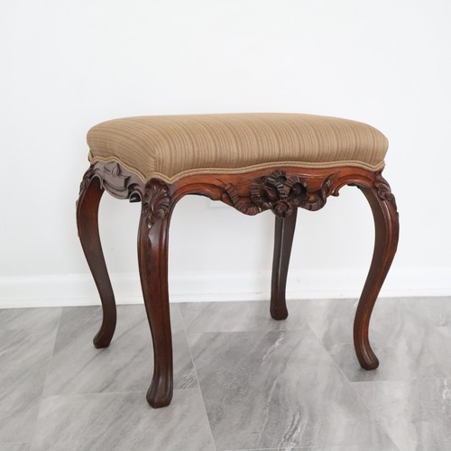 Vintage vanity stool - vanity,
