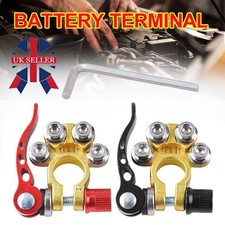 2Pcs 12V Battery Terminals Connectors Clamps Quick Release For Caravan Car Van