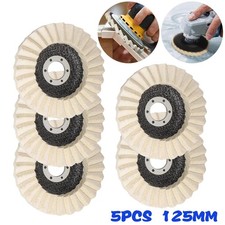 5pcs 125mm wool - flap, felt