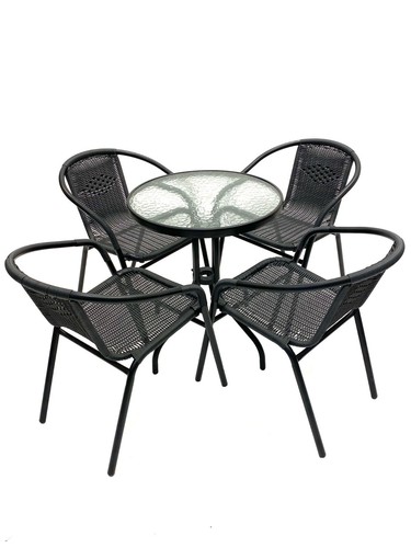 Rattan garden furniture - garden,