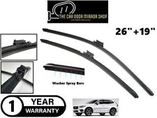 Fit VOLVO XC60 2017-2025 Front Set Windscreen Wiper Blades Spray Bars Heated New