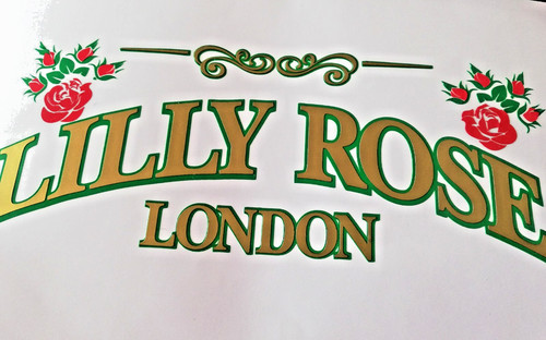 Boat graphic names rose - rose, canal