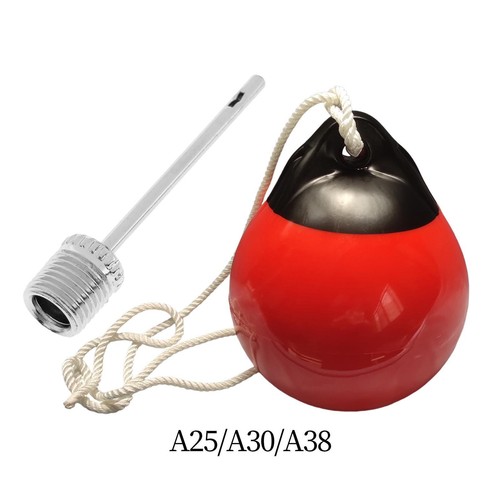 Boat red inflatable - inflatable, mooring