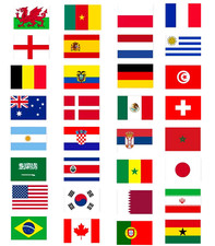 European & Worldwide Country National Flags 5ft x 3ft Sports Football Athletics