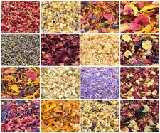 Edible Dried Flowers & Petals 62+ Types! Tea Cooking Gin Tonic Coctail Garnishes
