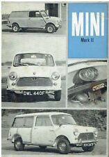 MINI MK2 850 1000 SALOON COUNTRYMAN VAN PICK-UP ORIGINAL 1968 OWNERS HANDBOOK