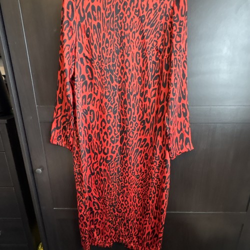 Zara woman red black - black, leopard