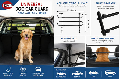 Trixie universal dog car guard - car,