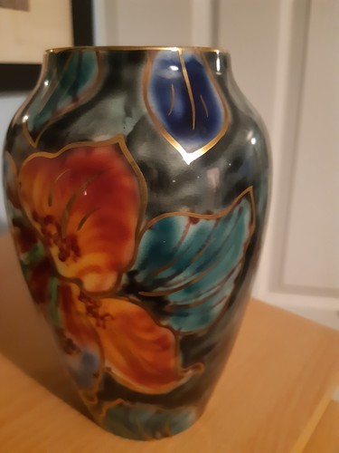 Art deco lustre vase - ,