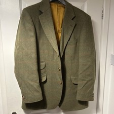 Reid Taylor Wool Tweed Jacket Blazer Country Wear Bespoke Size 45” Thereabouts