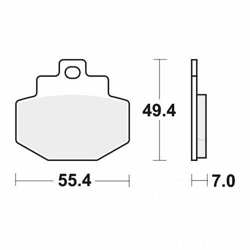 Trw brake pads mcb727srm - trw, fits