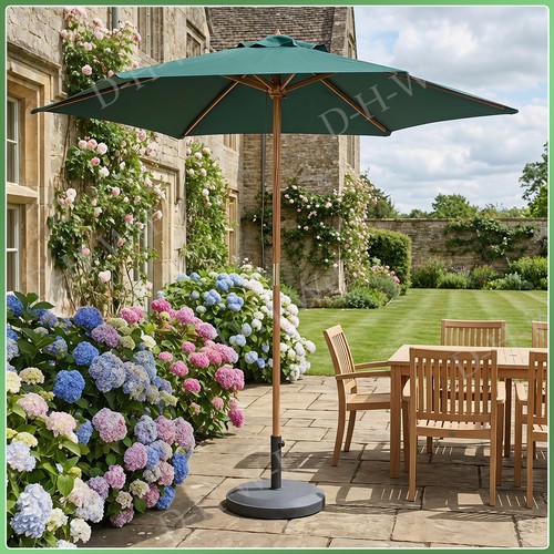 Wood garden parasol sun - wood,