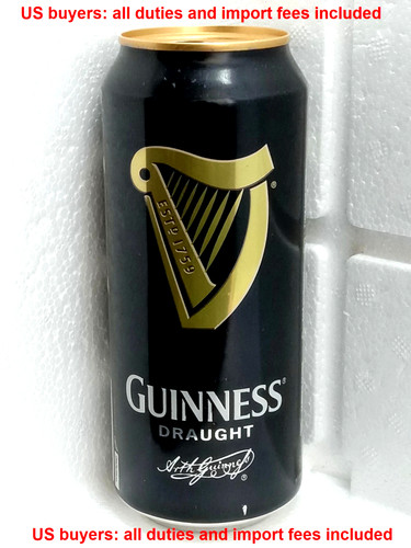 Empty beer can - empty, guinness