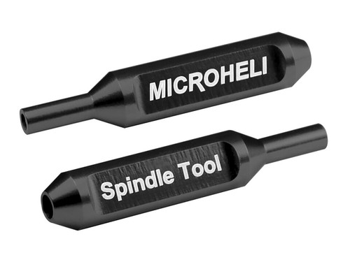 Microheli aluminum spindle - aluminum,