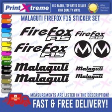 Malaguti FIREFOX F15 Decals Stickers MANY COLOURS AVAILABLE 50 125