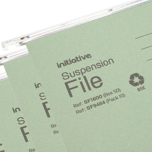 Green foolscap hanging - x,
