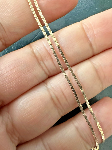 Vintage 9ct gold - vintage, s-link