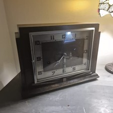 Art Deco Mantle Clock Functional with Correct Timekeeping and Westminster chime.