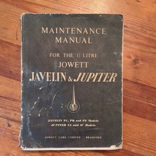 JOWETT JAVELIN & JUPITER 1.5