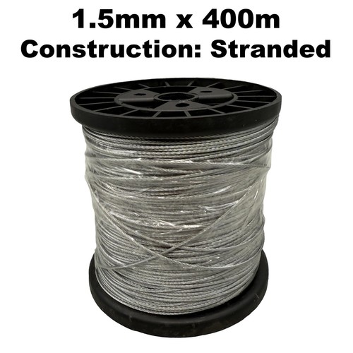 5mm stranded galvanised - 1.5mm,