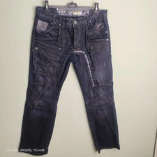 ETO Men's Jeans 9901 Black Denim  Size 36