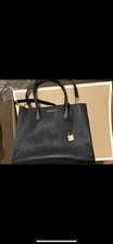 Michael Kors Black Safiano Medium Mercer Tote Bag